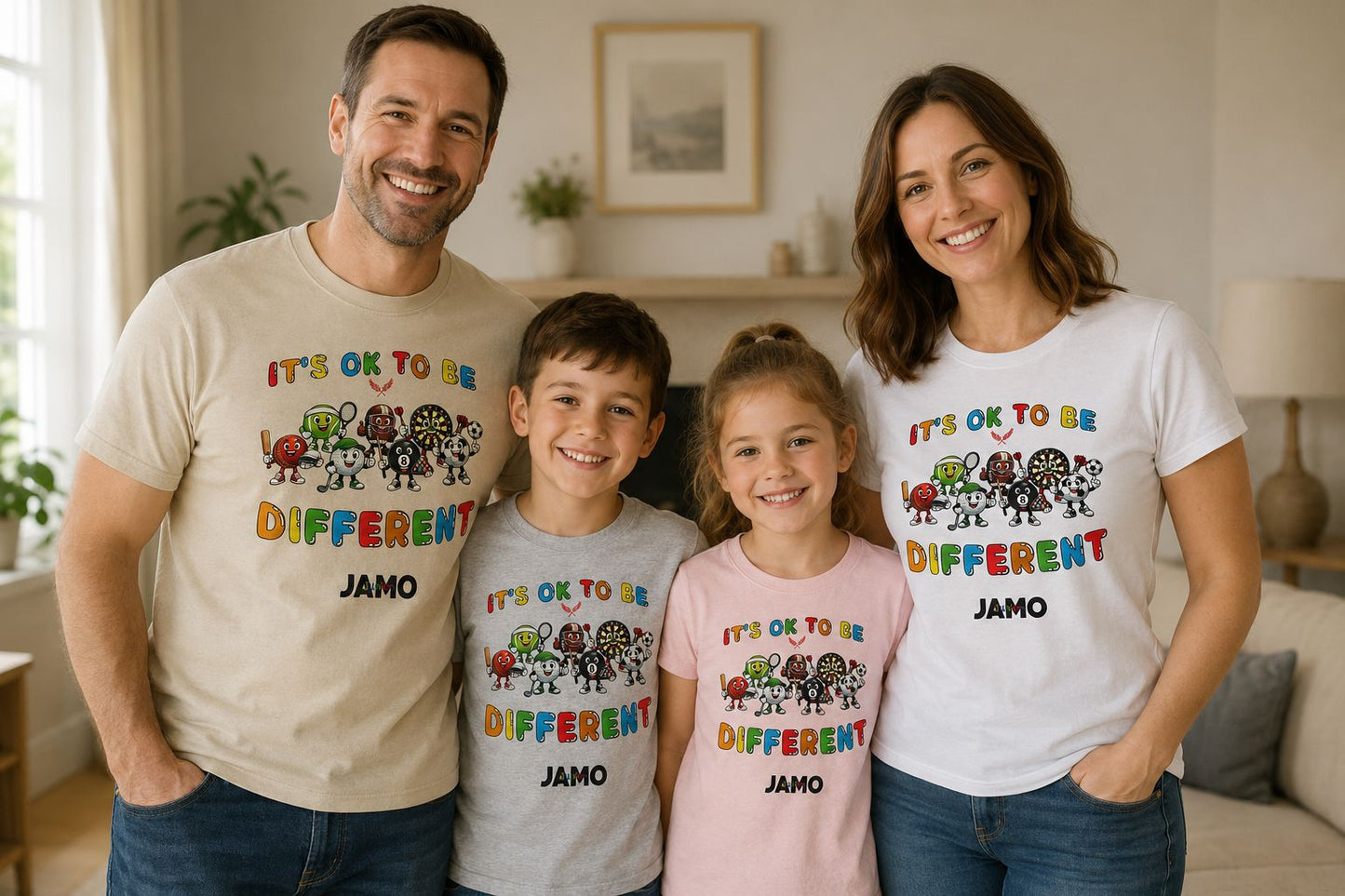 JAMO Juniors "It's ok to be different" T-Shirt