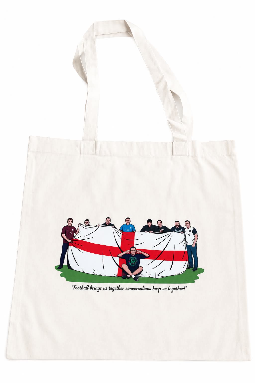 Canvas Tote Bags - Football