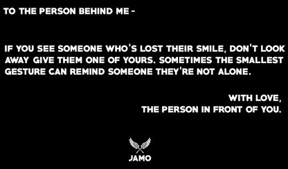 JAMO "Remind someone they're not alone" Awareness T-Shirt