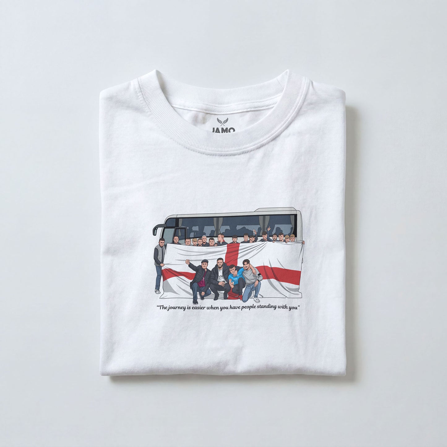 JAMO "The journey is easier when you have people standing with you" T-Shirt