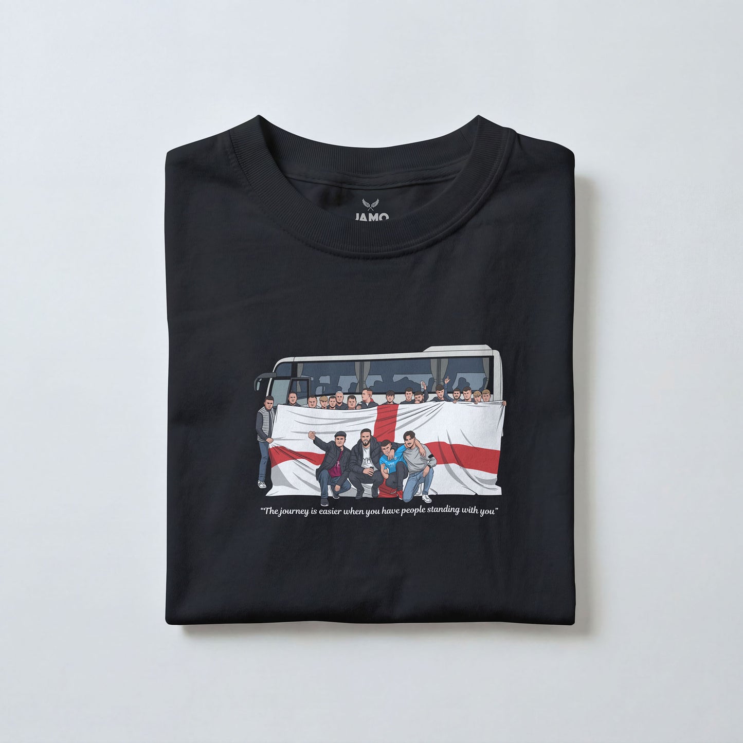 JAMO "The journey is easier when you have people standing with you" T-Shirt
