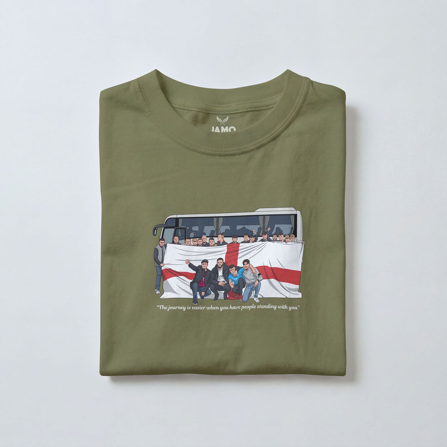 JAMO "The journey is easier when you have people standing with you" T-Shirt