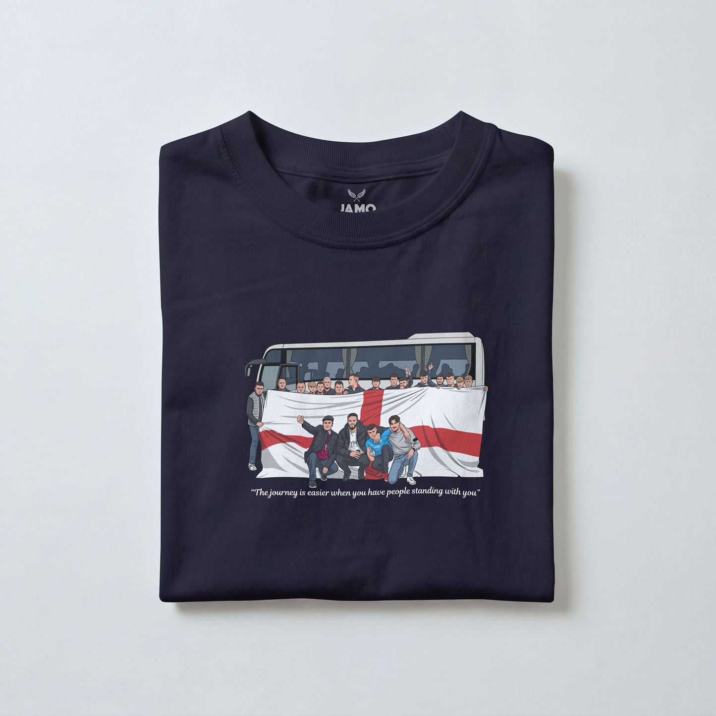 JAMO "The journey is easier when you have people standing with you" T-Shirt