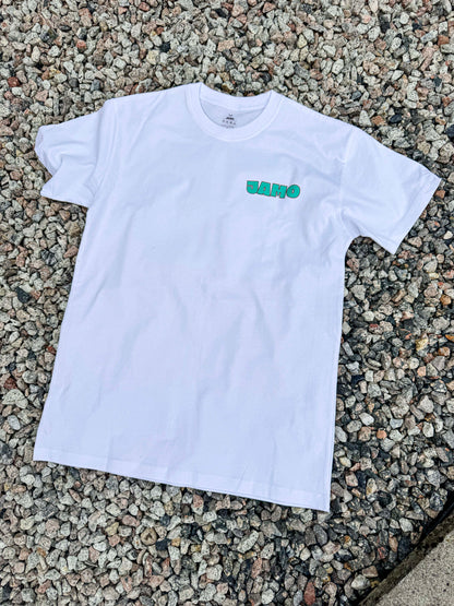 White & Aqua